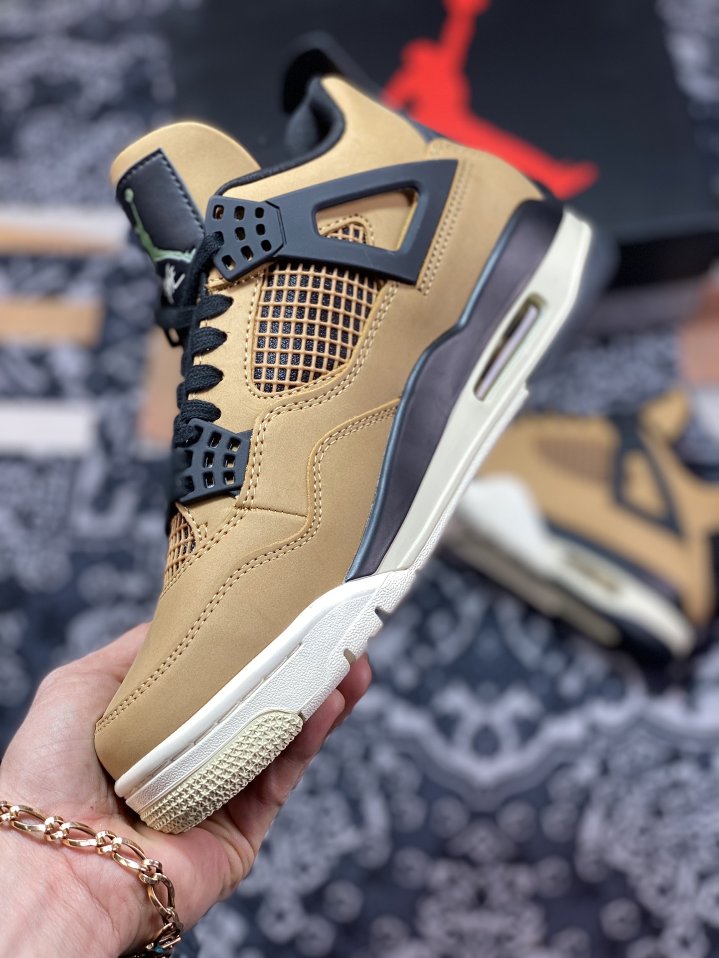 320  Wmms Air Jordan 4 Retro”Mushroom”迈克尔·乔丹AJ4代AQ9129-200