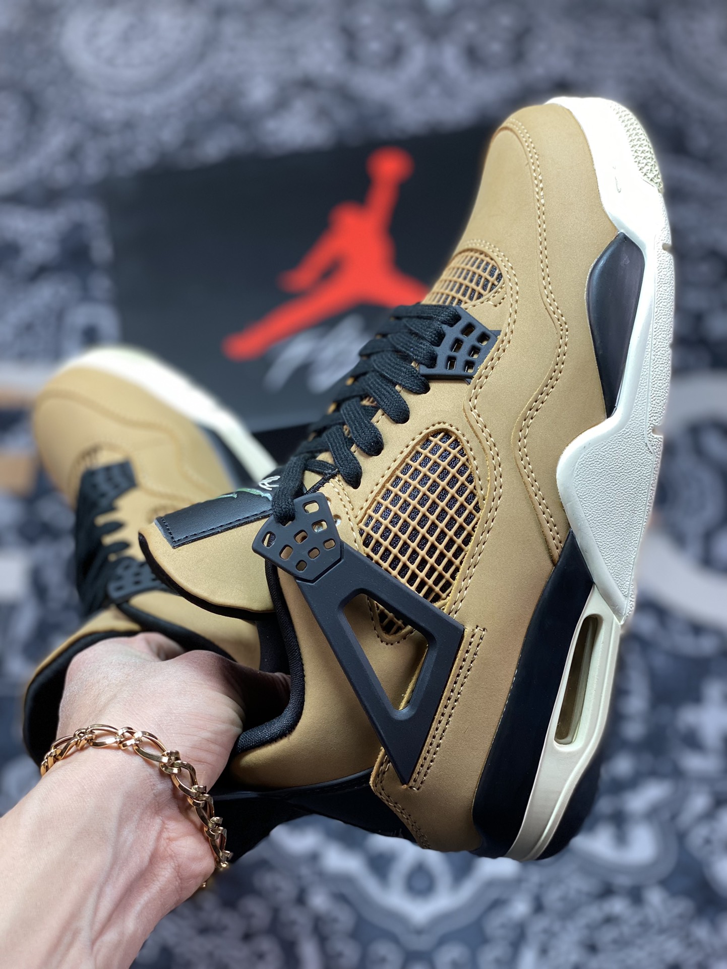 320  Wmms Air Jordan 4 Retro”Mushroom”迈克尔·乔丹AJ4代AQ9129-200
