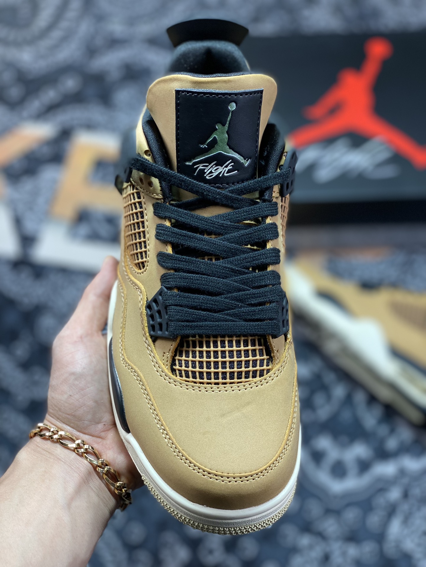 320  Wmms Air Jordan 4 Retro”Mushroom”迈克尔·乔丹AJ4代AQ9129-200