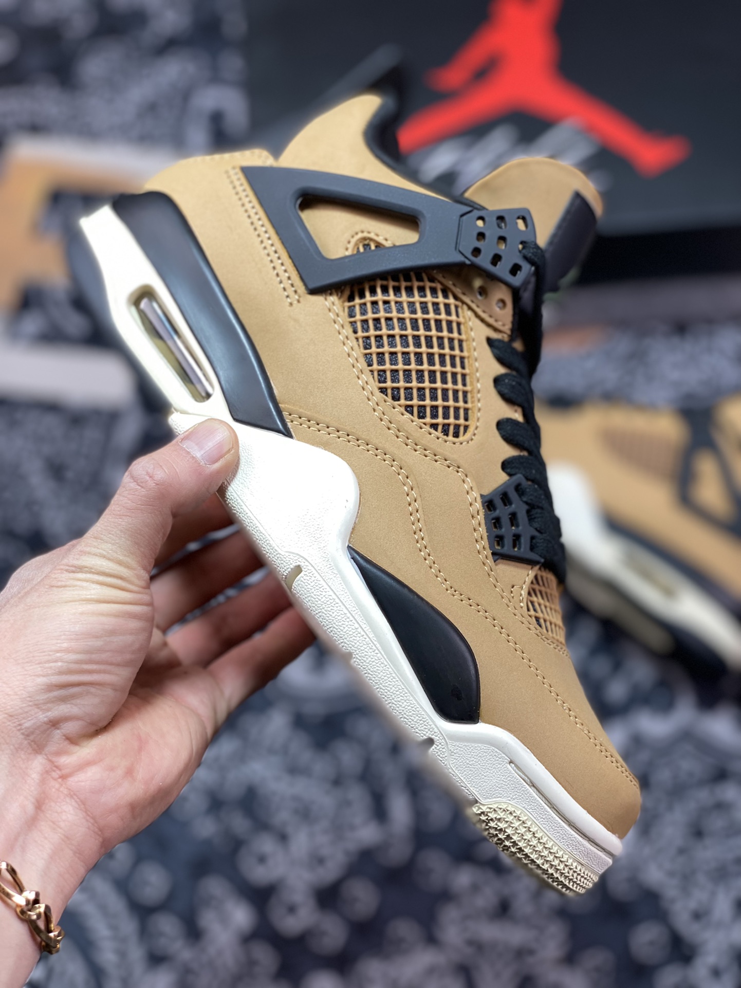 320  Wmms Air Jordan 4 Retro”Mushroom”迈克尔·乔丹AJ4代AQ9129-200