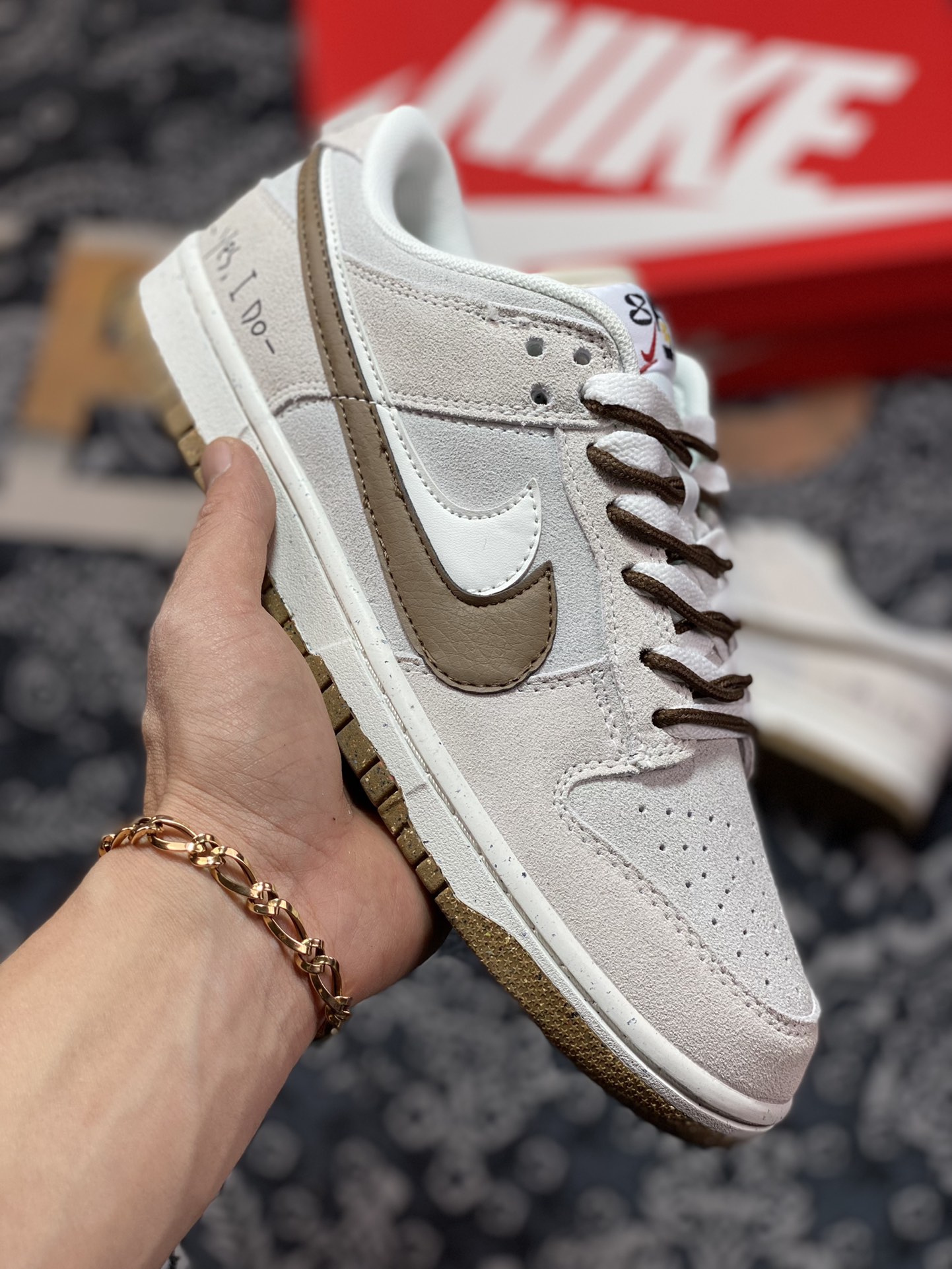 260  Nike SB Dunk Low SE”85 Grey/Mocha/Brown”扣篮系列低帮“麂皮浅灰摩卡棕双钩”DO9457-108
