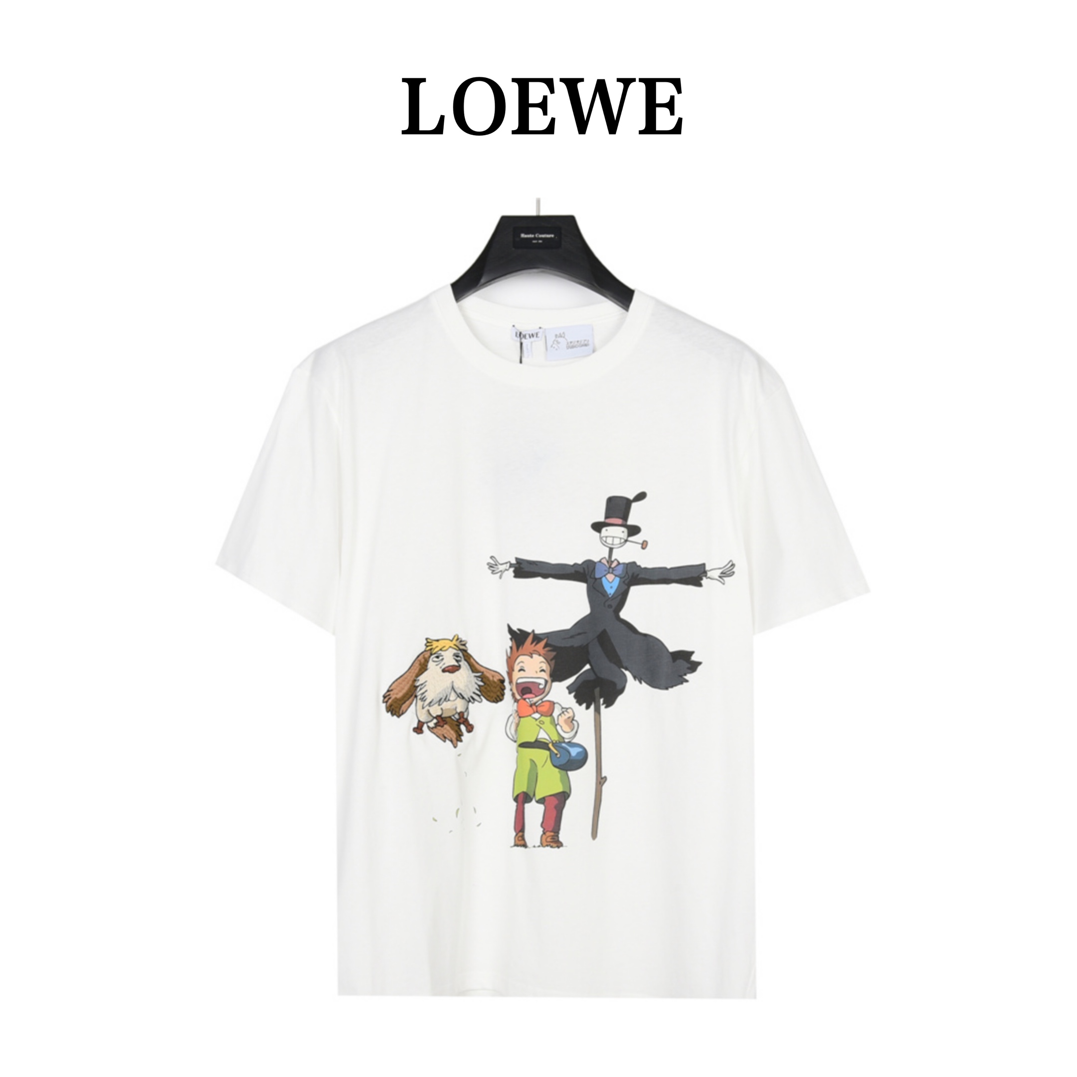 LOEWE 罗意威 23SS 稻草人短袖T恤