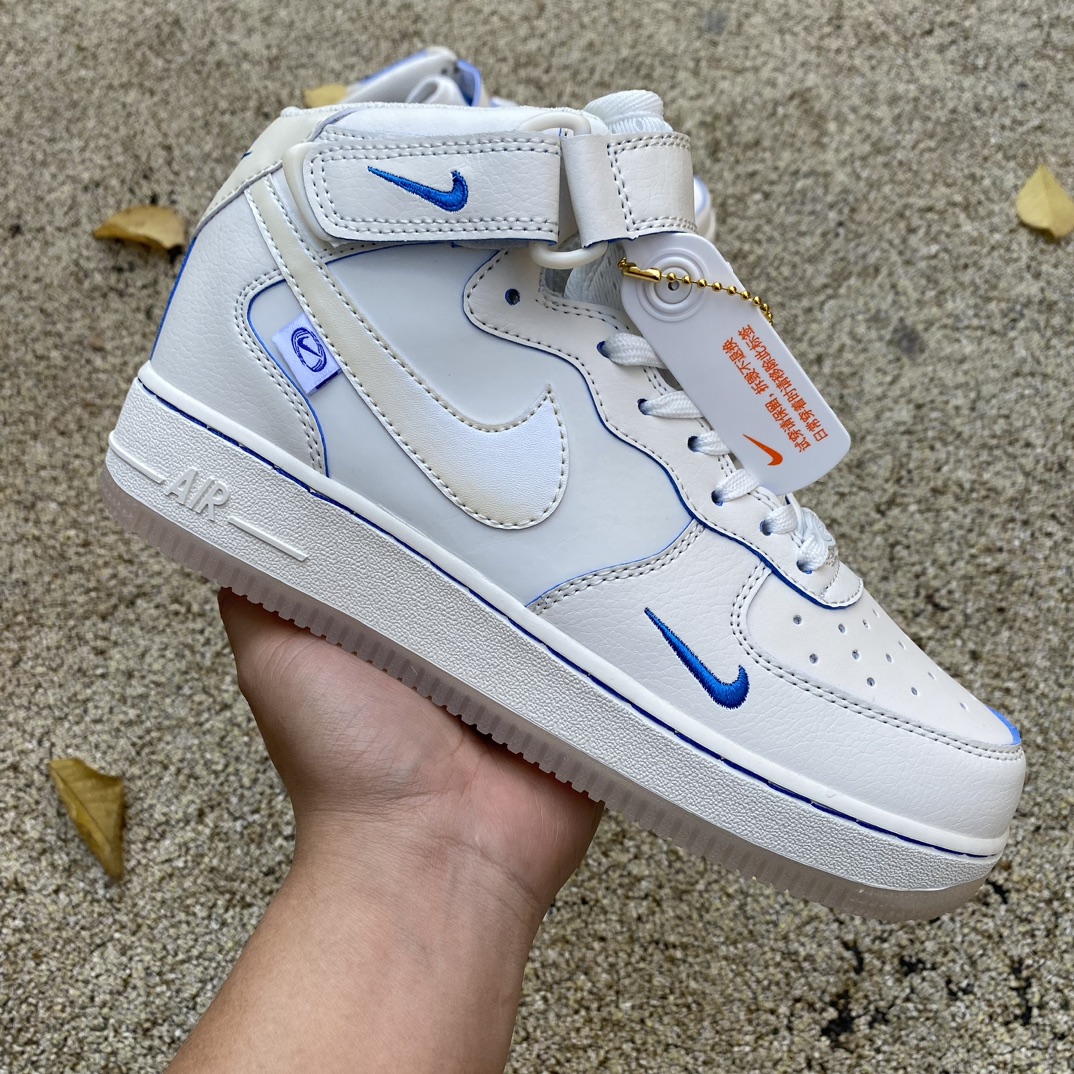 AF1中帮白蓝尺码36-45Nike