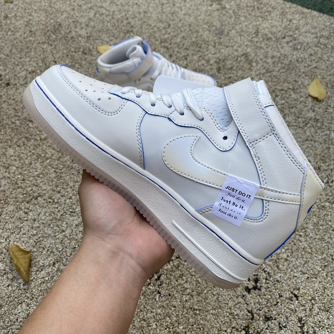 AF1中帮白蓝尺码36-45Nike