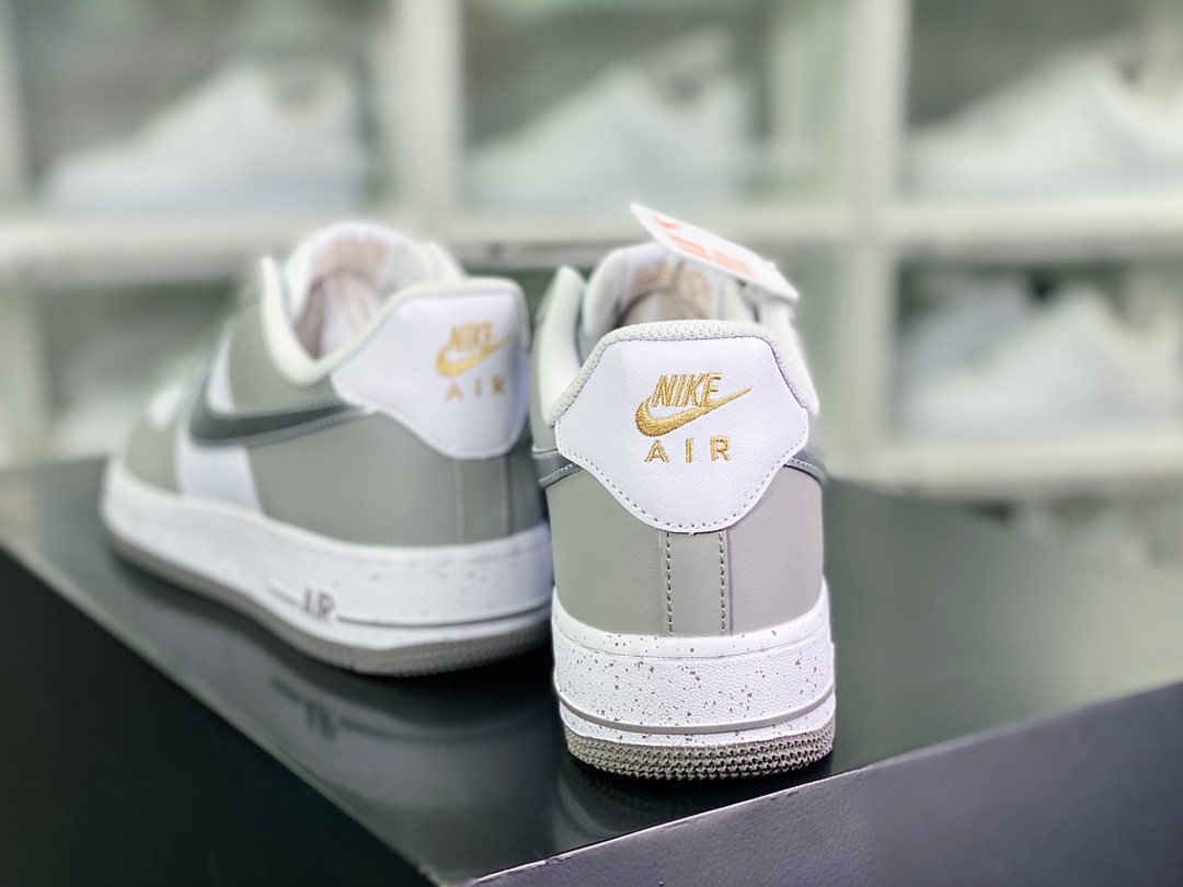 240 Air Force 1'07 Low”Soot White Silver”空军一号经典低帮“拼色烟灰白银泼墨”MK5639-889