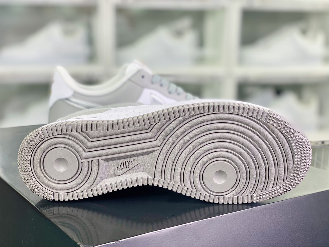 240 Air Force 1'07 Low”Soot White Silver”空军一号经典低帮“拼色烟灰白银泼墨”MK5639-889