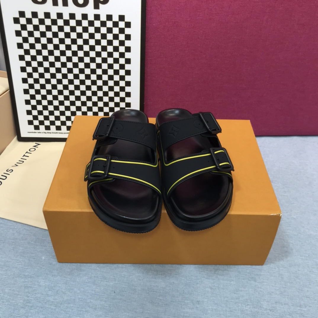 ✅LV-Louis Vuitton PK comercializa todas las versiones de nuevas sandalias de pasarela comprando calidad ✅¡Réplica origi…