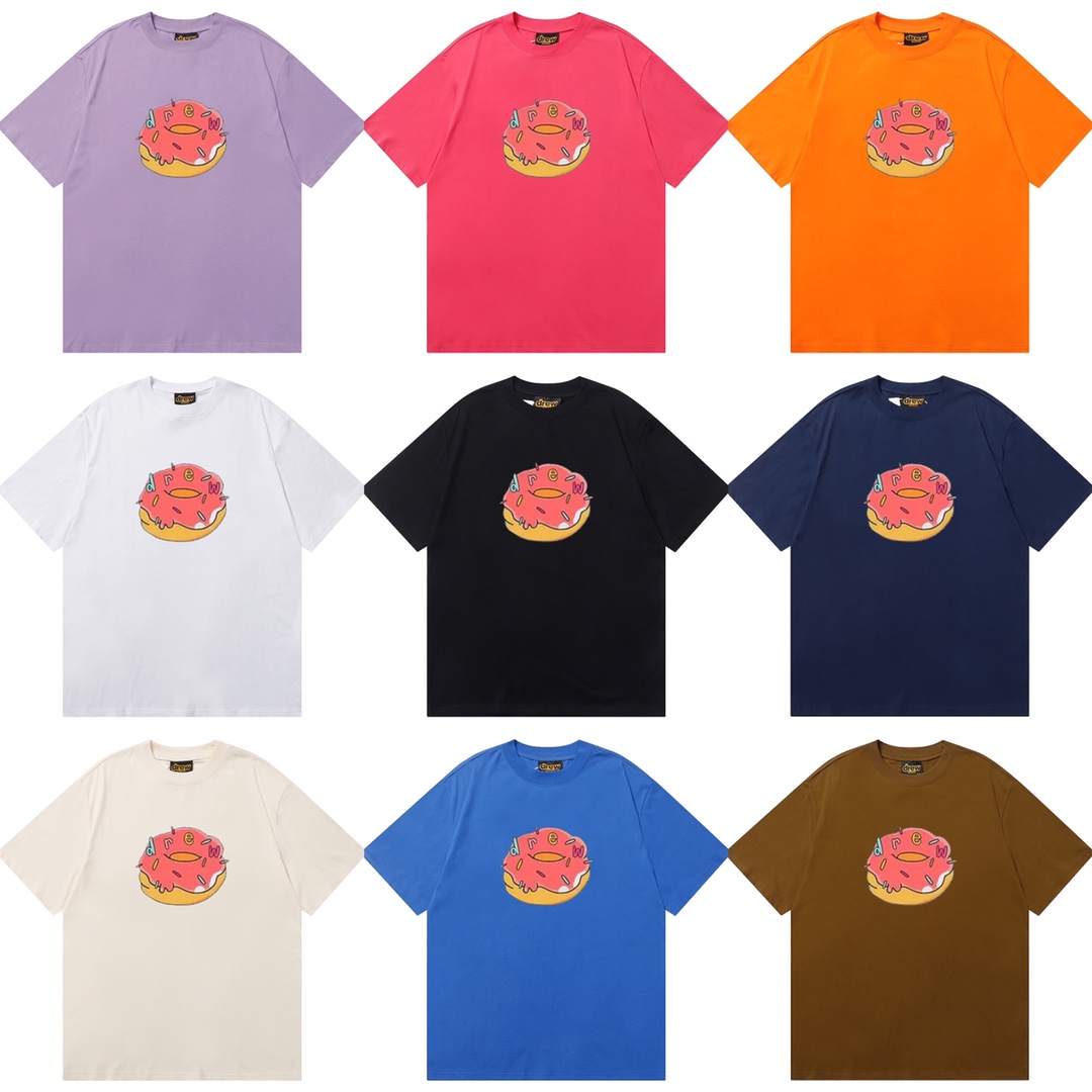 D030 9 colores 2023SS mismo estilo que Bieber, camiseta de algodón puro de corte holgado y estilo urbano con estampado …