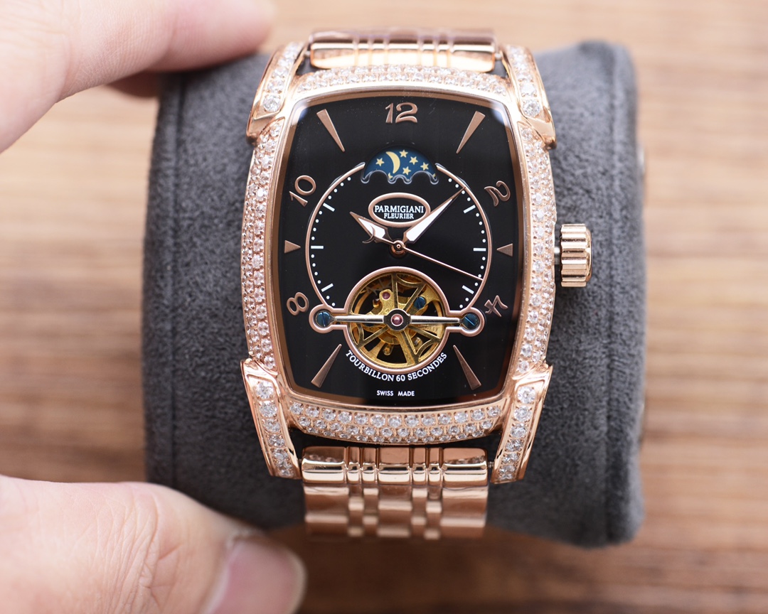 Parmigiani Pamajani: Luxury Steel Watch Upgrade with Automated Mechanical Core - 图片 5