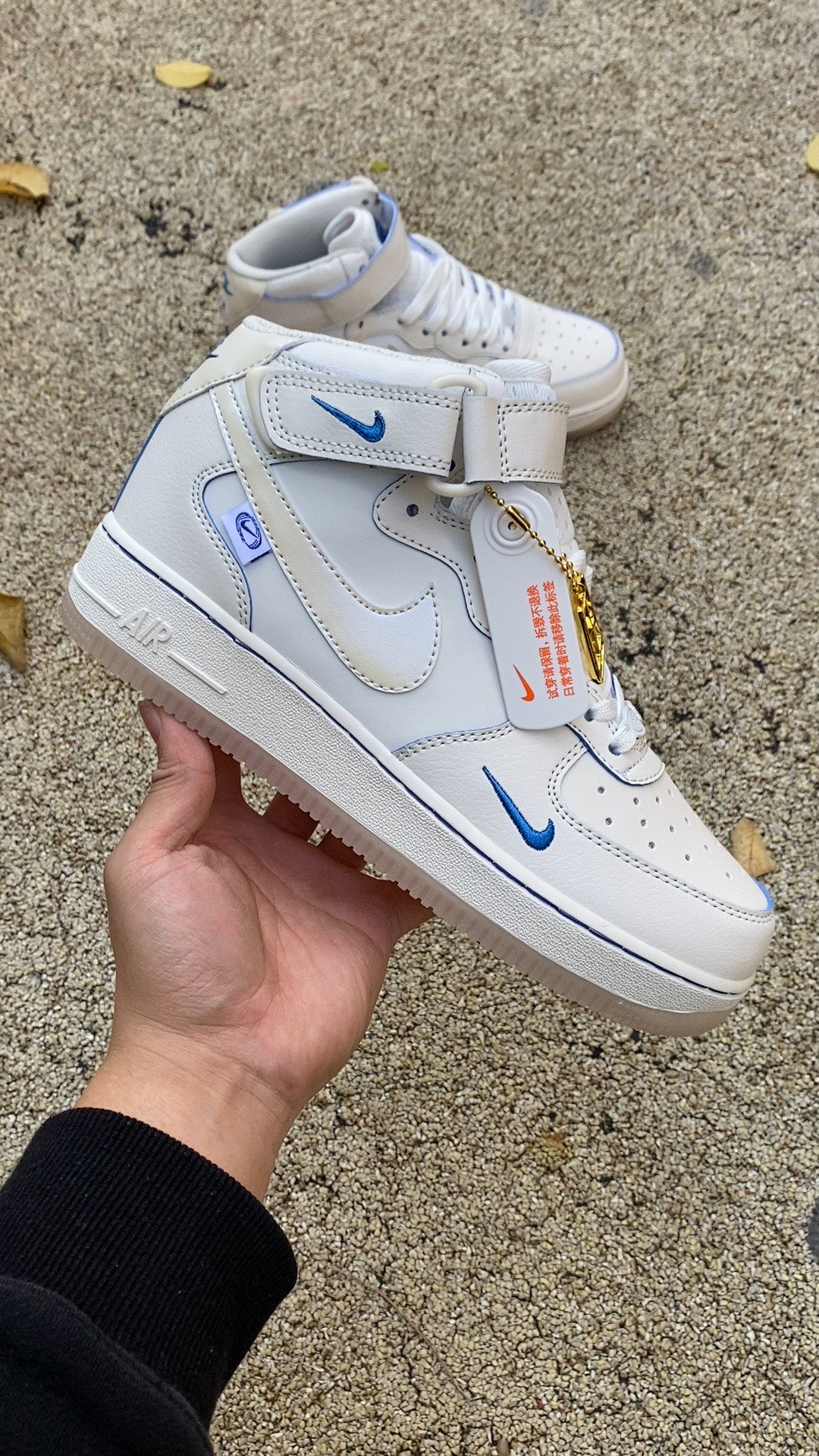 AF1中帮白蓝尺码36-45Nike