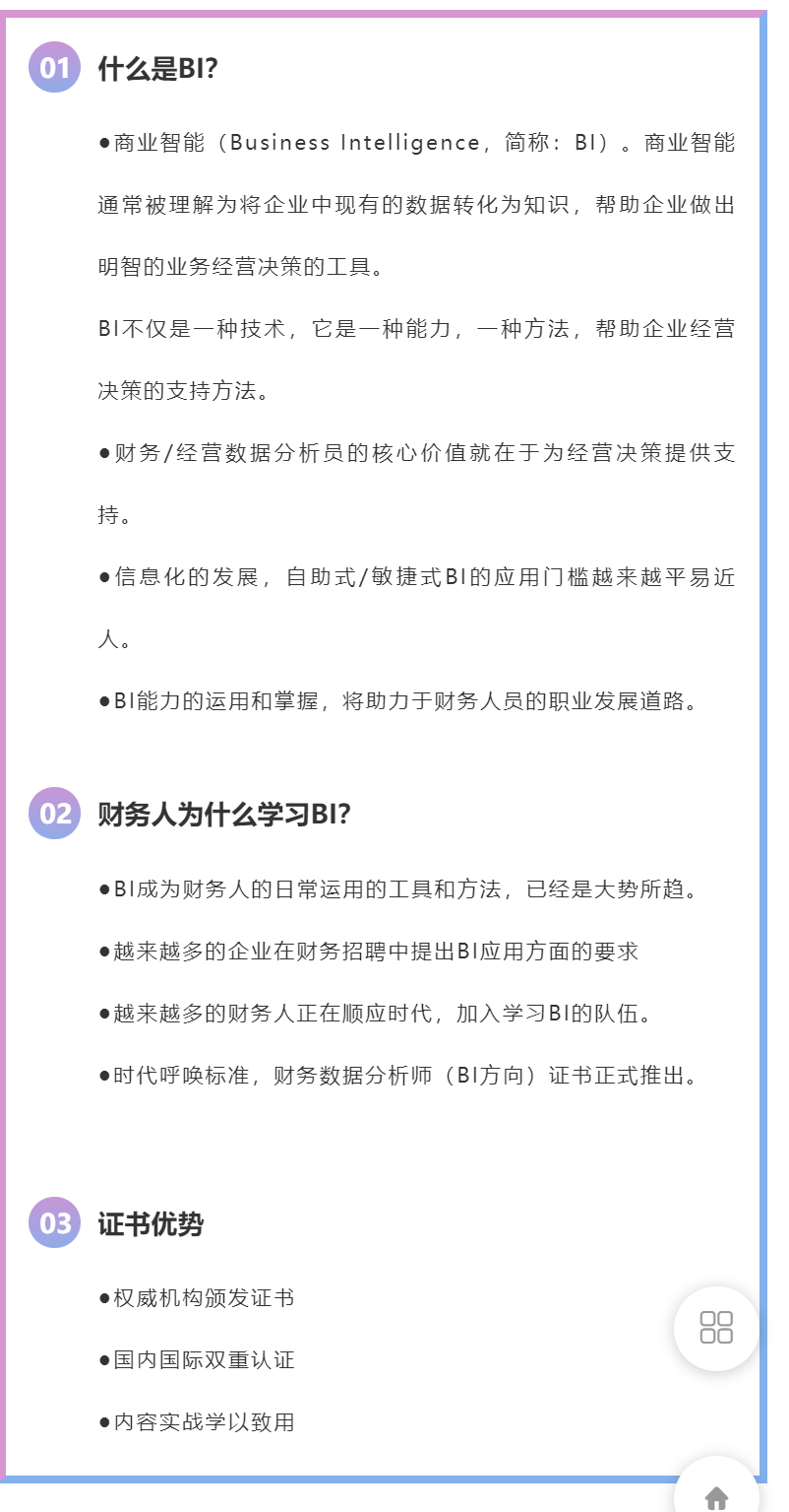 【129[红包]·F0190BI数据分析师（中级）系列课】