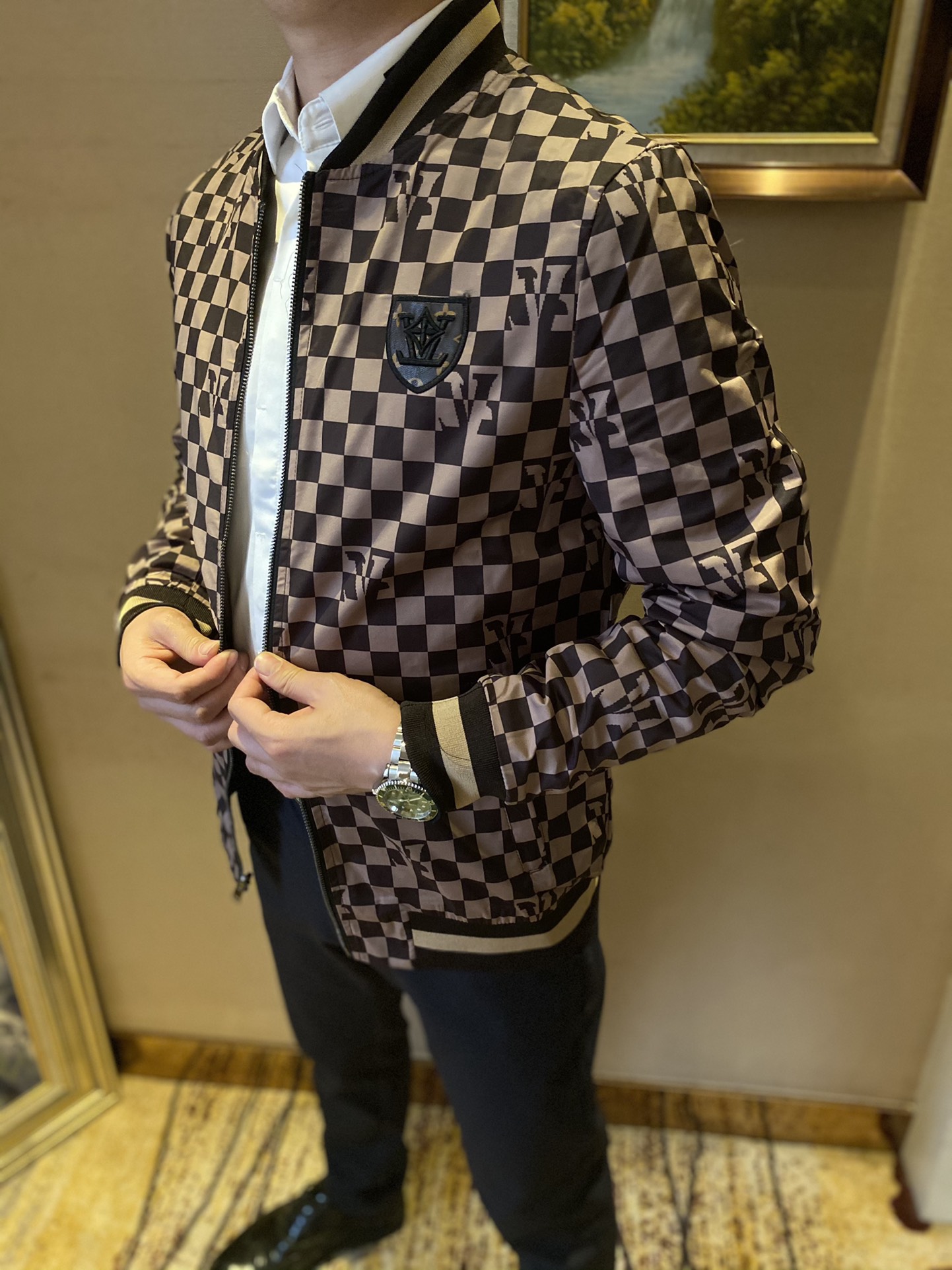 Louis Vuitton Clothing Coats & Jackets Embroidery Fall/Winter Collection Fashion Casual
