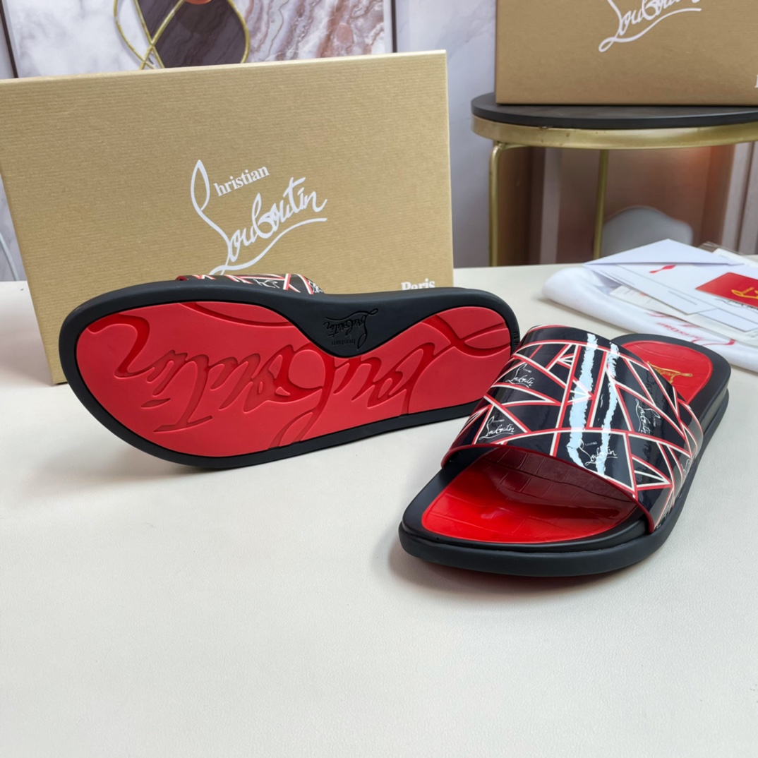 [CL Red Bottom Shoes] P210 tamaño 38-45 zapatillas clásicas de los hombres, el sitio web oficial de 