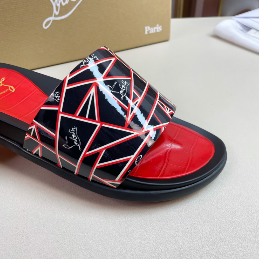 [CL Red Bottom Shoes] P210 tamaño 38-45 zapatillas clásicas de los hombres, el sitio web oficial de 