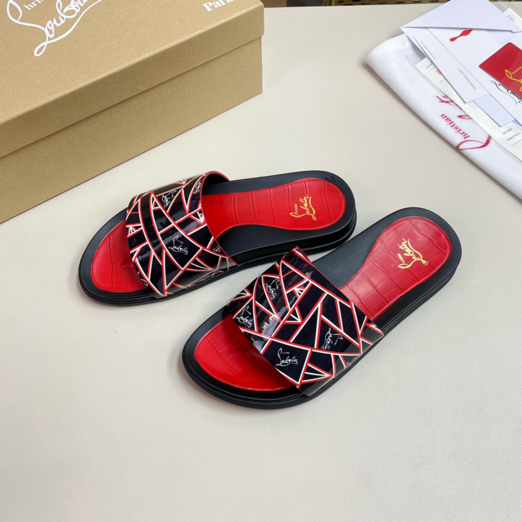 [CL Red Bottom Shoes] P210 tamaño 38-45 zapatillas clásicas de los hombres, el sitio web oficial de 