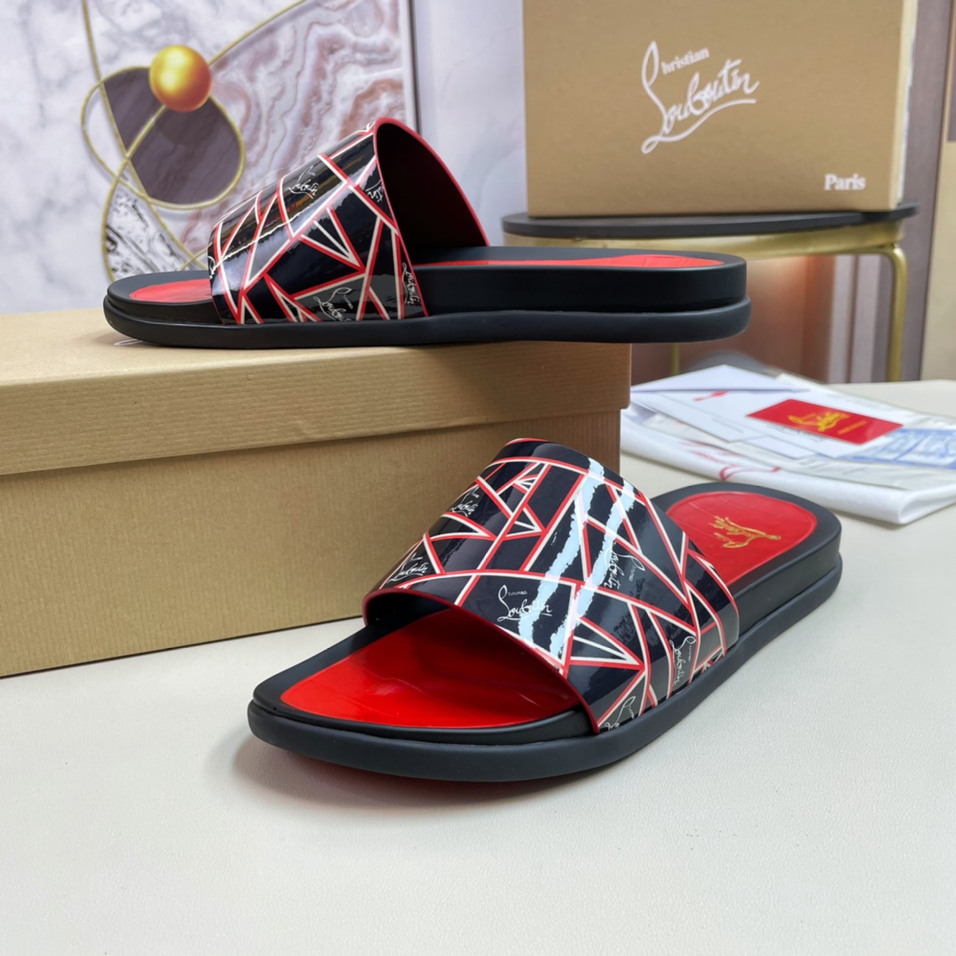 [CL Red Bottom Shoes] P210 tamaño 38-45 zapatillas clásicas de los hombres, el sitio web oficial de 