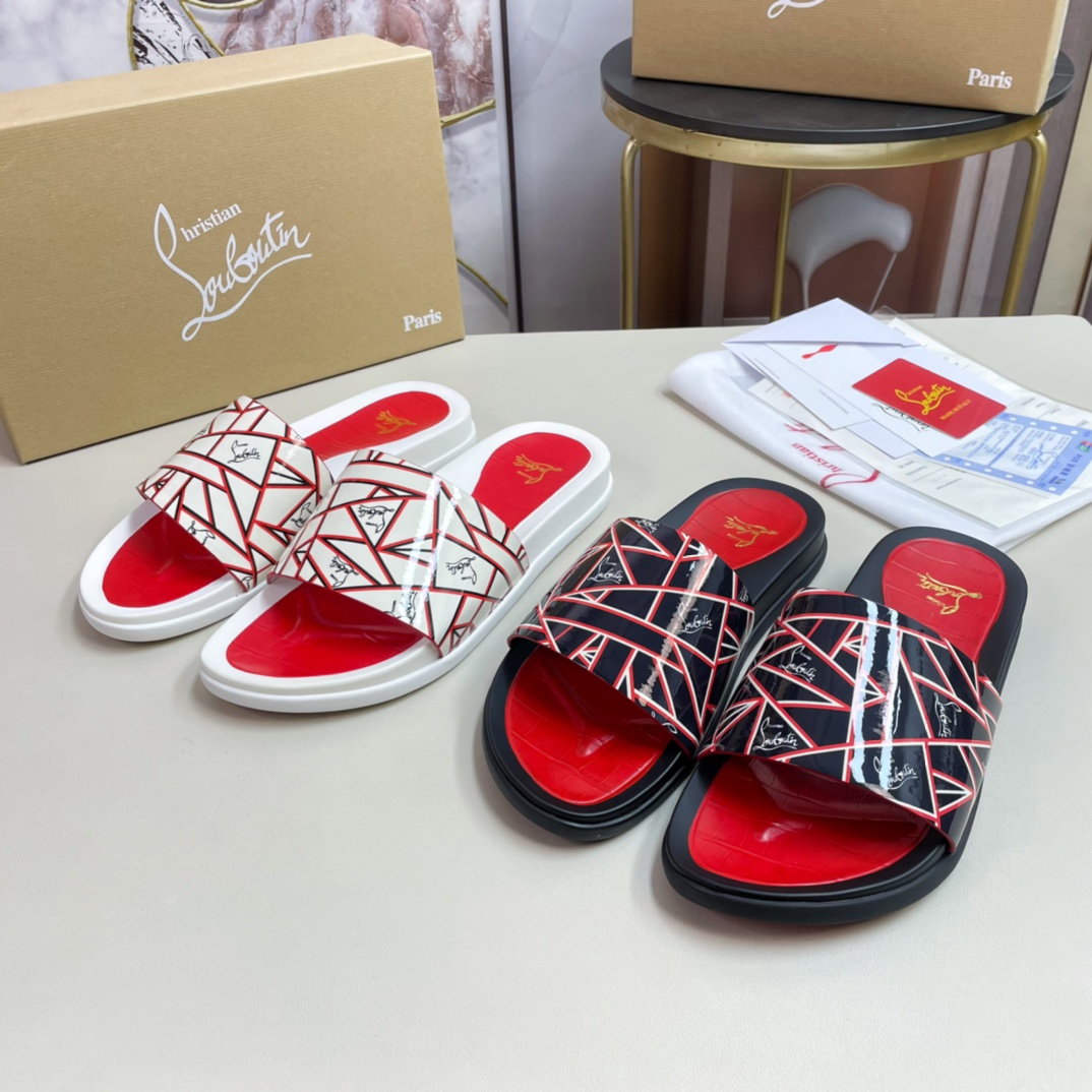 [CL Red Bottom Shoes] P210 tamaño 38-45 zapatillas clásicas de los hombres, el sitio web oficial de 