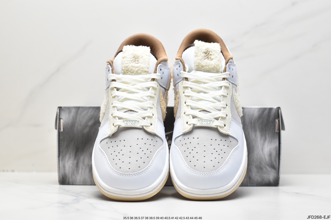 170 耐克Nike SB Dunk Low”Year of the Rabbit”扣篮系列低帮“浅棕米白穗兔”FD4203-211