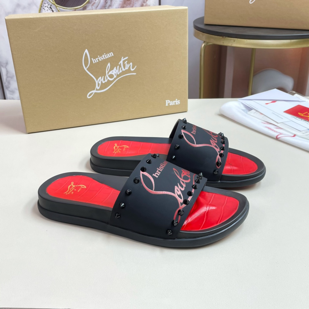 [CL Red Bottom Shoes] P210 tamaño 38-45 zapatillas clásicas de los hombres, el sitio web oficial de 