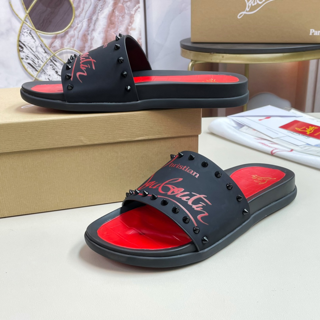 [CL Red Bottom Shoes] P210 tamaño 38-45 zapatillas clásicas de los hombres, el sitio web oficial de 