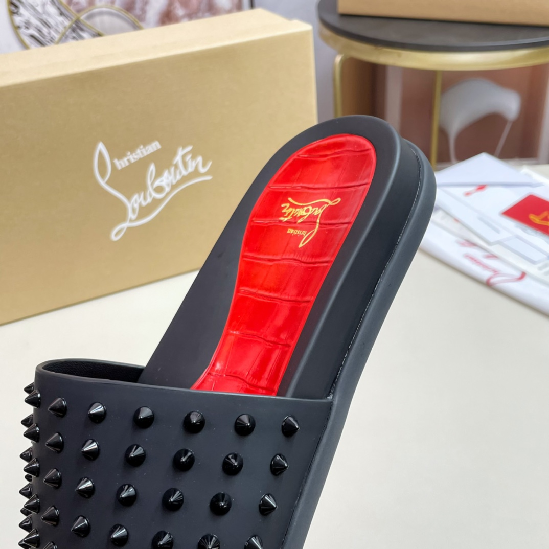[CL Red Bottom Shoes] P210 tamaño 38-45 zapatillas clásicas de los hombres, el sitio web oficial de 