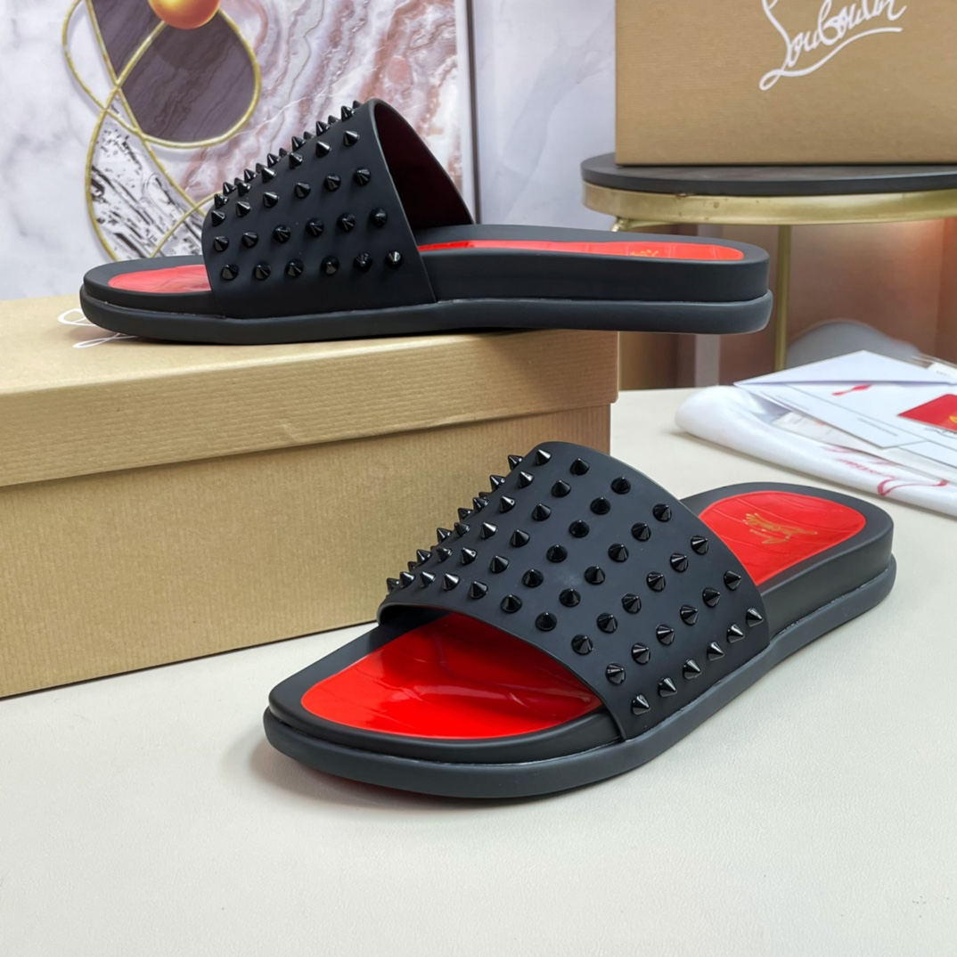 [CL Red Bottom Shoes] P210 tamaño 38-45 zapatillas clásicas de los hombres, el sitio web oficial de 