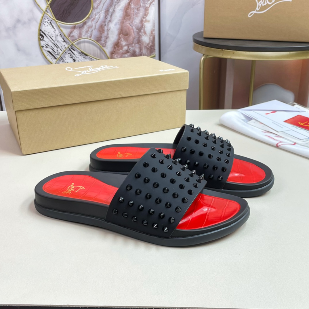 [CL Red Bottom Shoes] P210 tamaño 38-45 zapatillas clásicas de los hombres, el sitio web oficial de 
