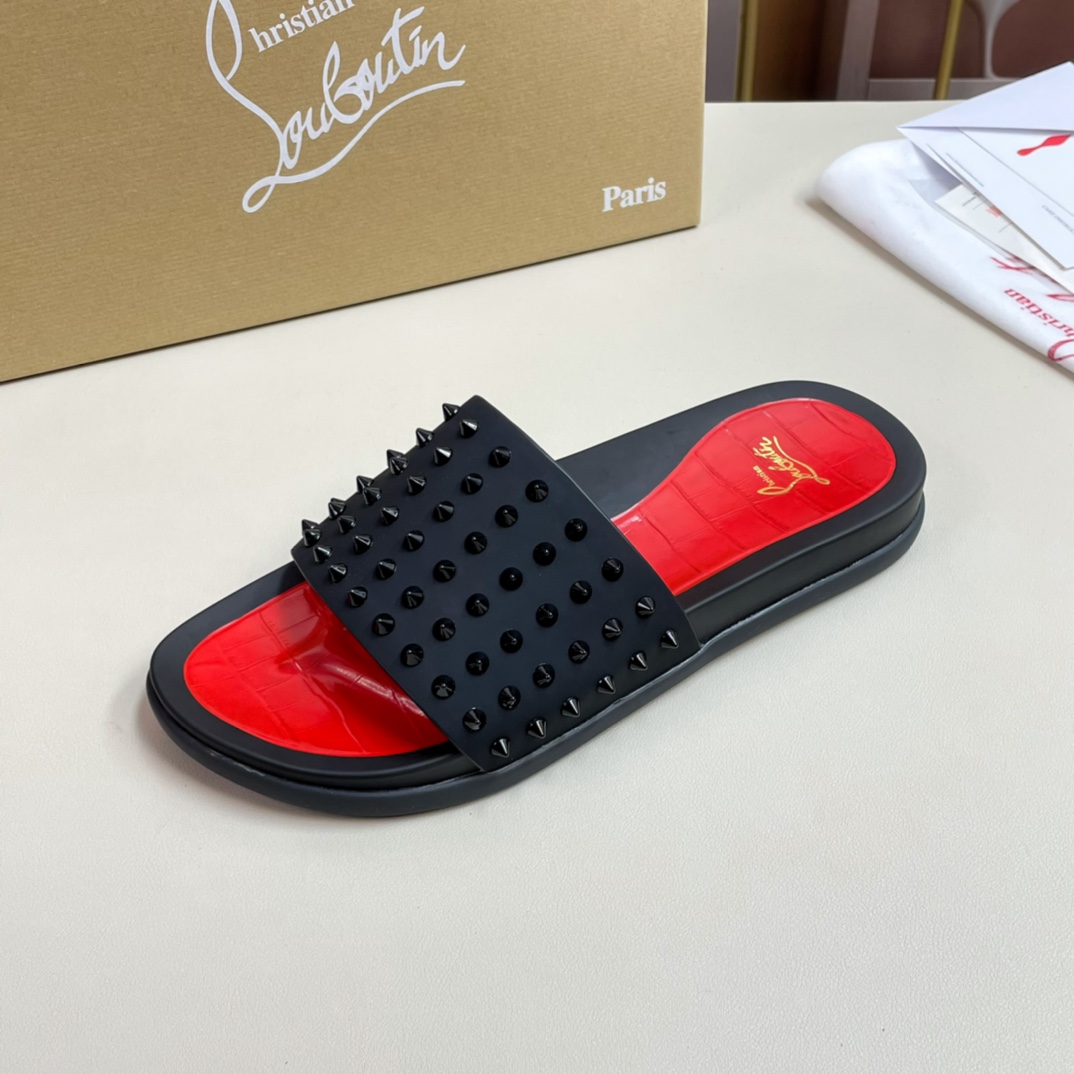 [CL Red Bottom Shoes] P210 tamaño 38-45 zapatillas clásicas de los hombres, el sitio web oficial de 