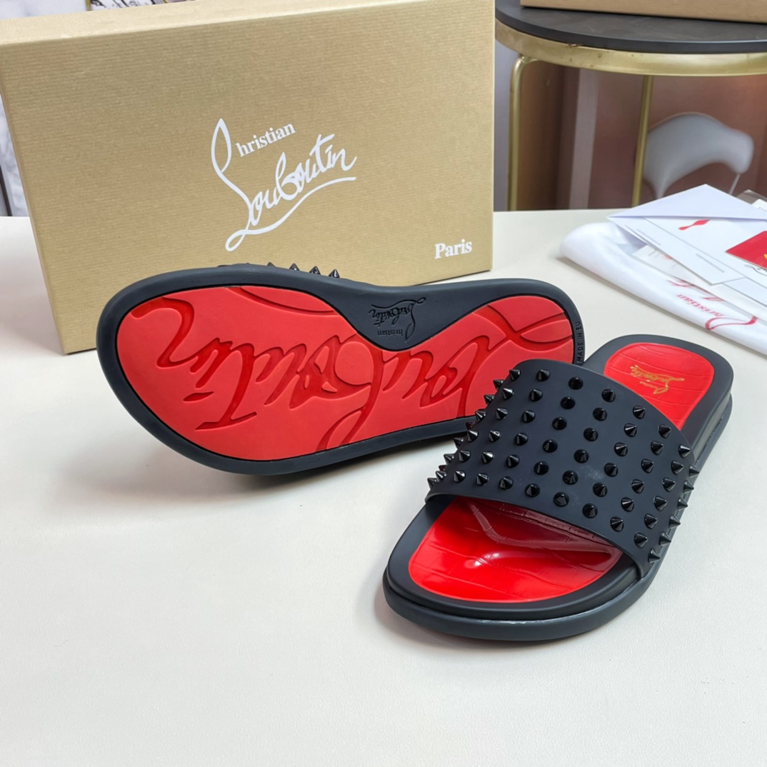 [CL Red Bottom Shoes] P210 tamaño 38-45 zapatillas clásicas de los hombres, el sitio web oficial de 