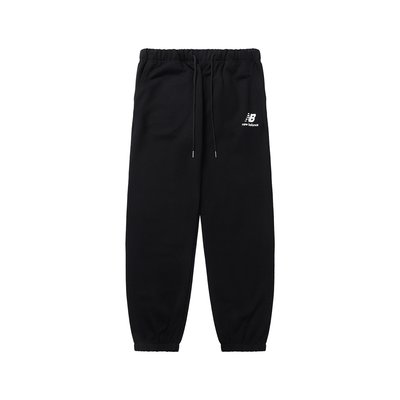 New Balance Clothing Pants & Trousers Black Grey Printing Cotton Casual