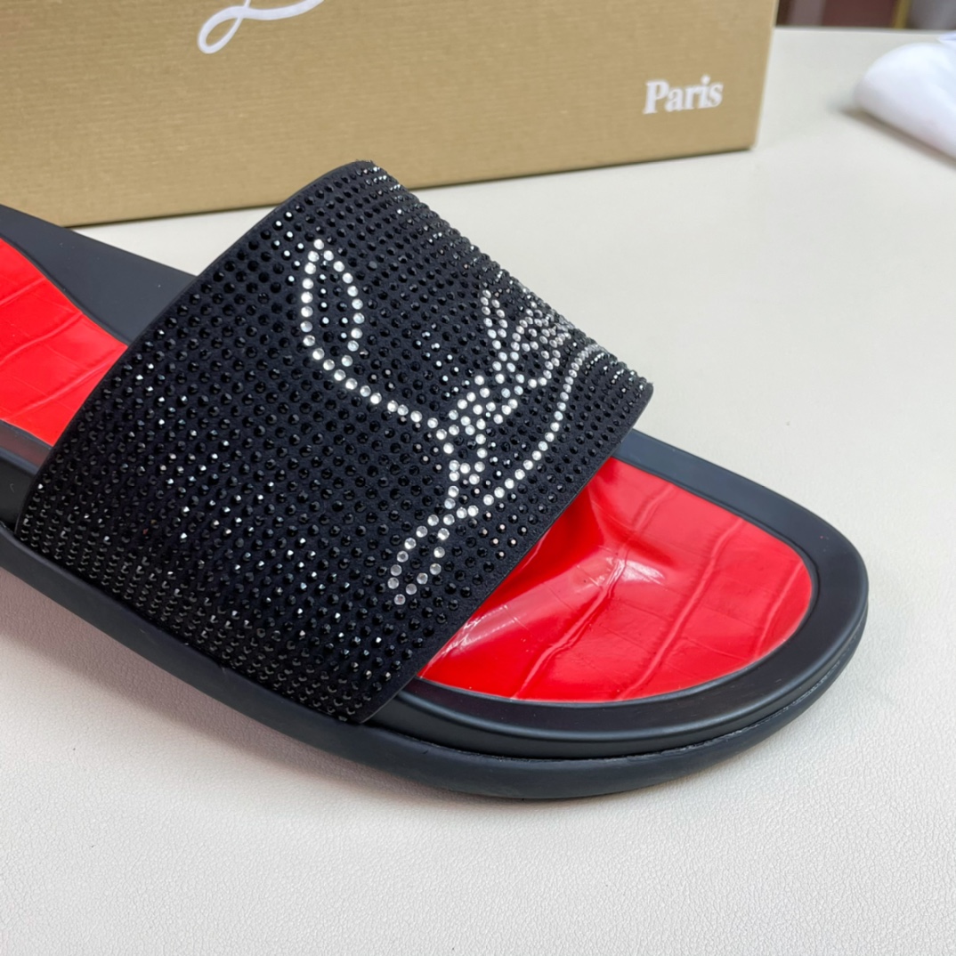 [CL Zapatos de fondo rojo] P210 tamaño 38-45 zapatillas clásicas de los hombres, el sitio web oficia