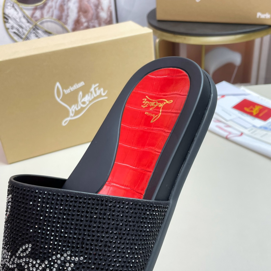 [CL Zapatos de fondo rojo] P210 tamaño 38-45 zapatillas clásicas de los hombres, el sitio web oficia