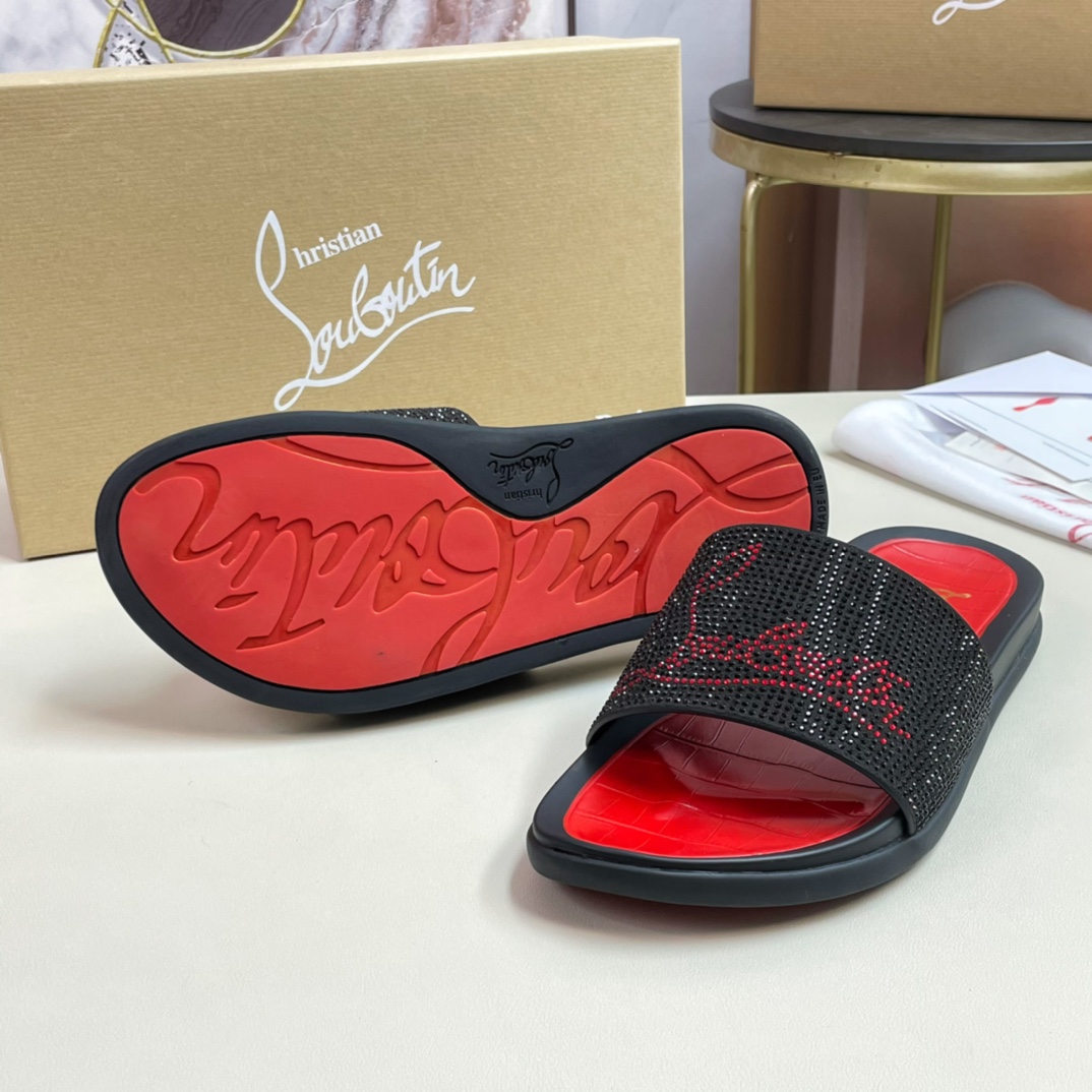 [CL Zapatos de fondo rojo] P210 tamaño 38-45 zapatillas clásicas de los hombres, el sitio web oficia