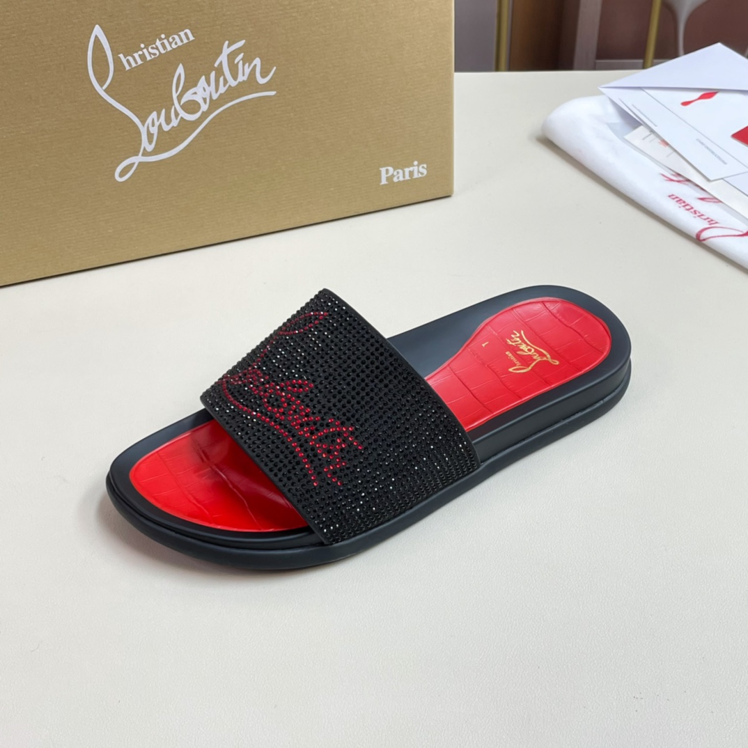 [CL Zapatos de fondo rojo] P210 tamaño 38-45 zapatillas clásicas de los hombres, el sitio web oficia