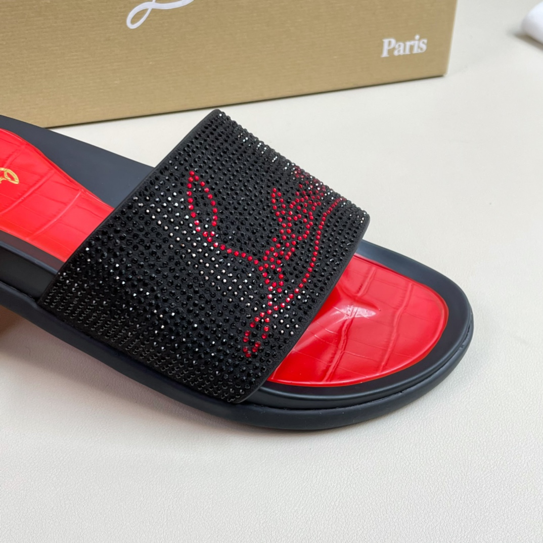 [CL Zapatos de fondo rojo] P210 tamaño 38-45 zapatillas clásicas de los hombres, el sitio web oficia
