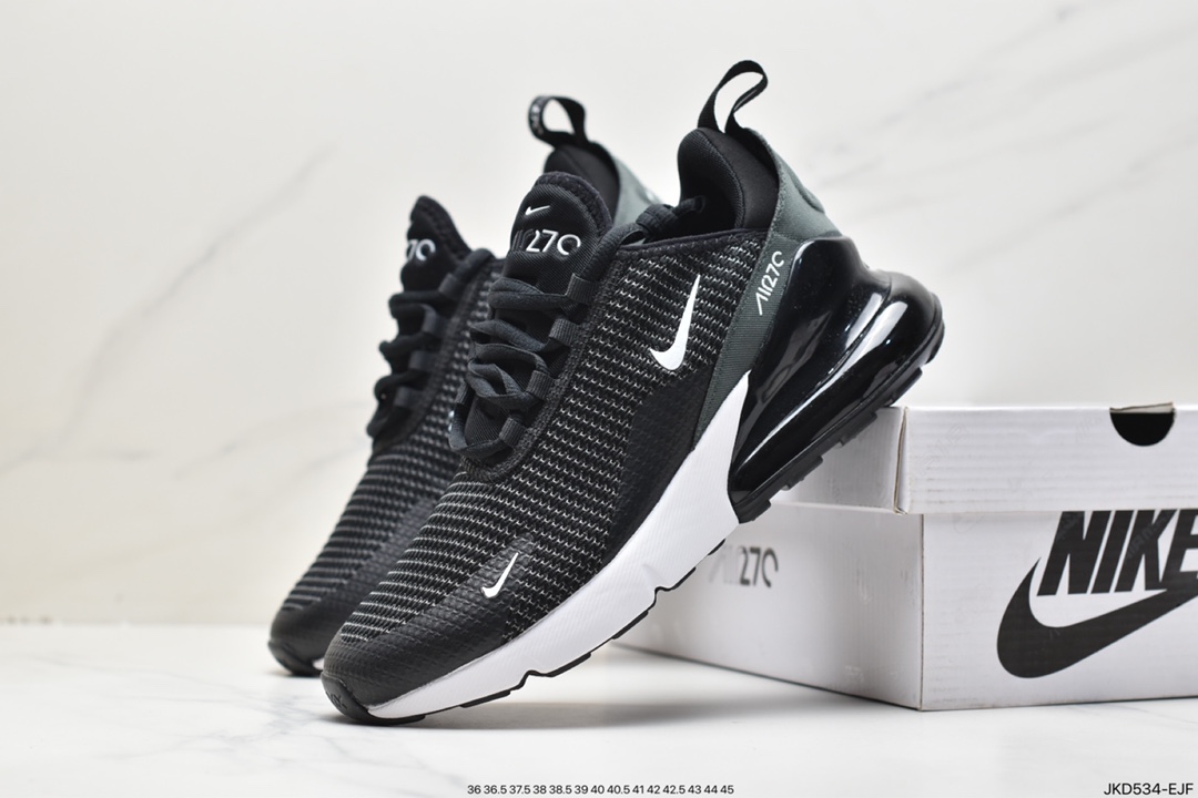 160 Air Max 270 React 瑞亚赛车系列 后半掌气垫百搭运动慢跑鞋 AH8050-002