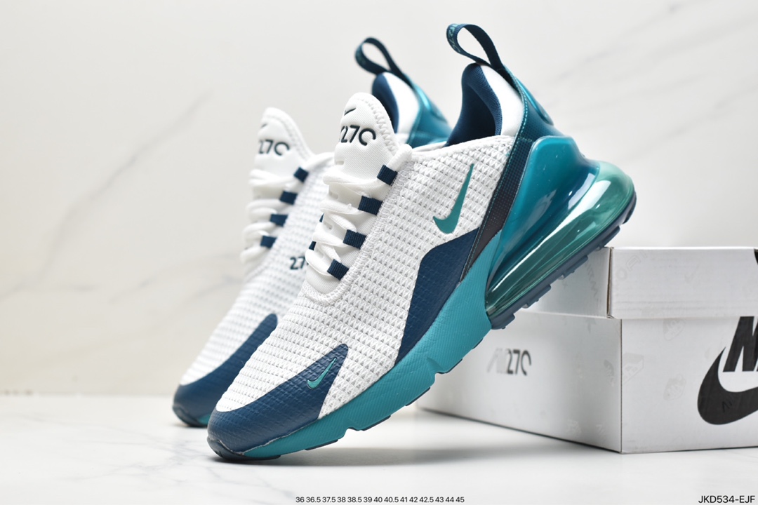 160 Air Max 270 React 瑞亚赛车系列 后半掌气垫百搭运动慢跑鞋 AH8050-002