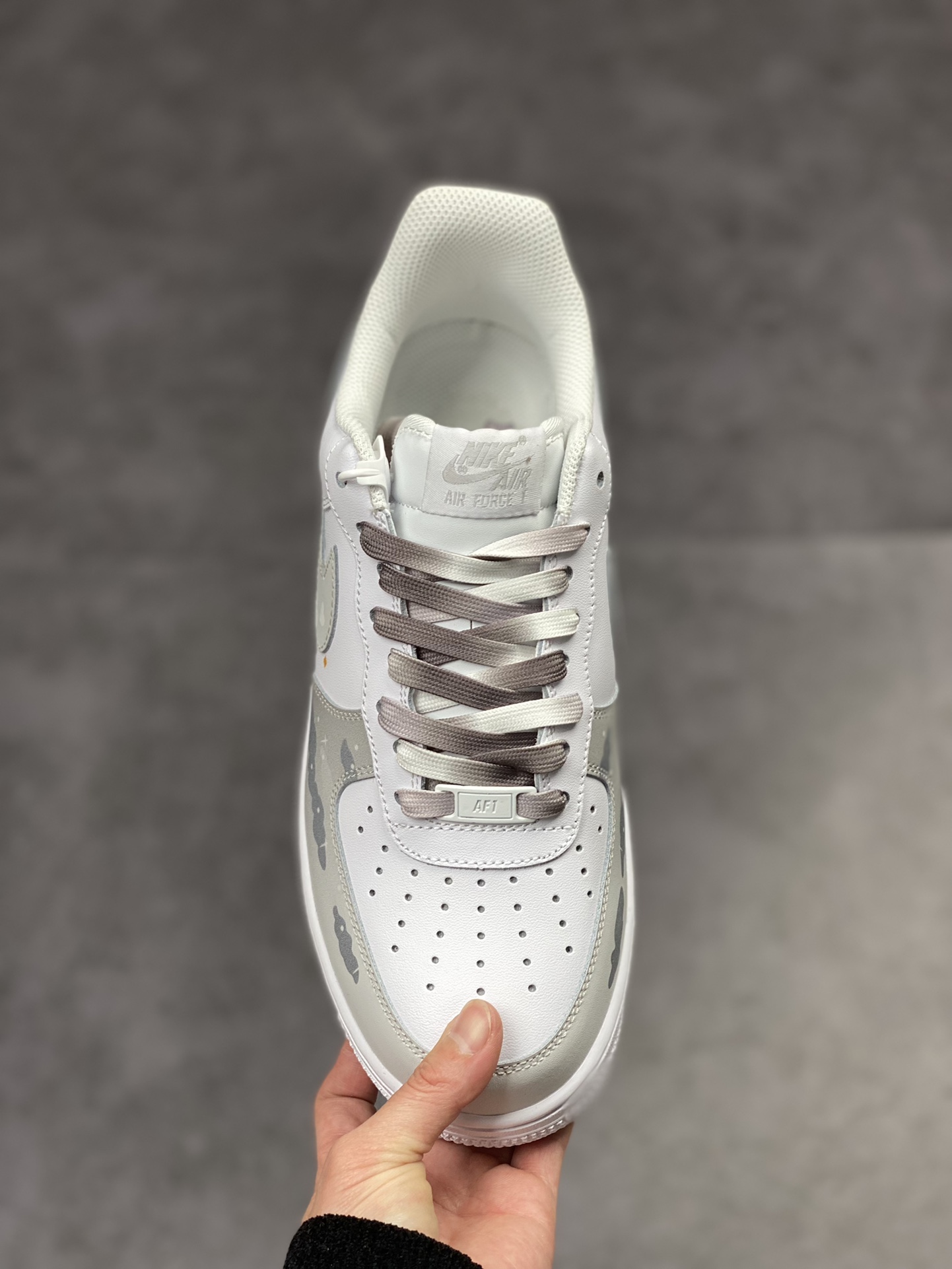 250 Nike Air Force 1 Low 07 白灰印花黑尾 CW2288-312
