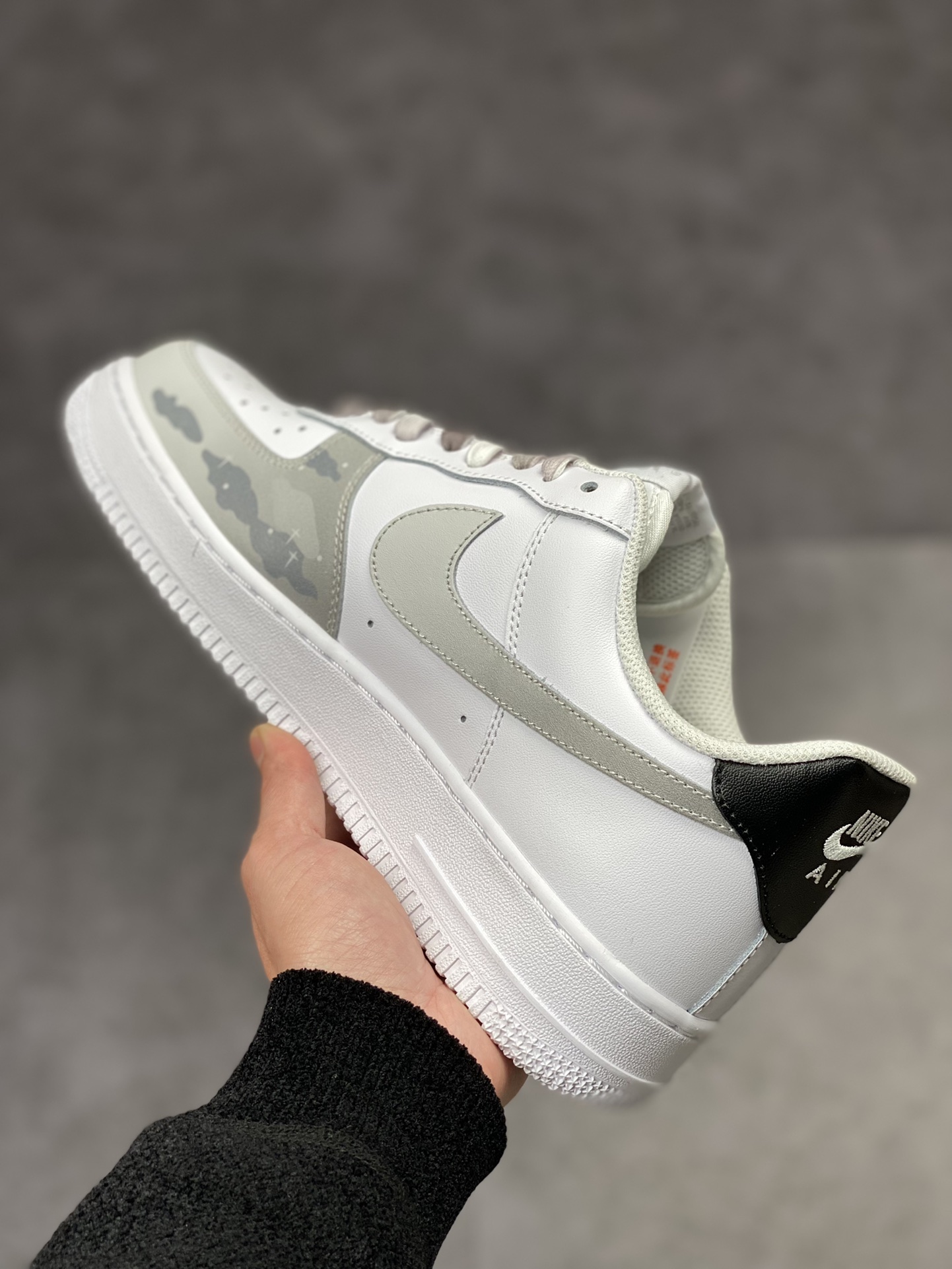250 Nike Air Force 1 Low 07 白灰印花黑尾 CW2288-312