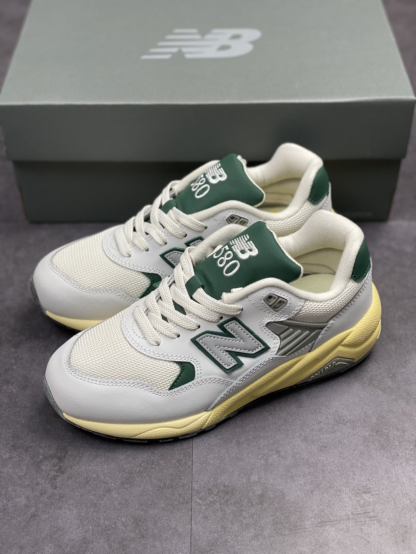 230 【纯原版本 新配色出货】 New Balance NB580 灰绿配色 MT580RCA