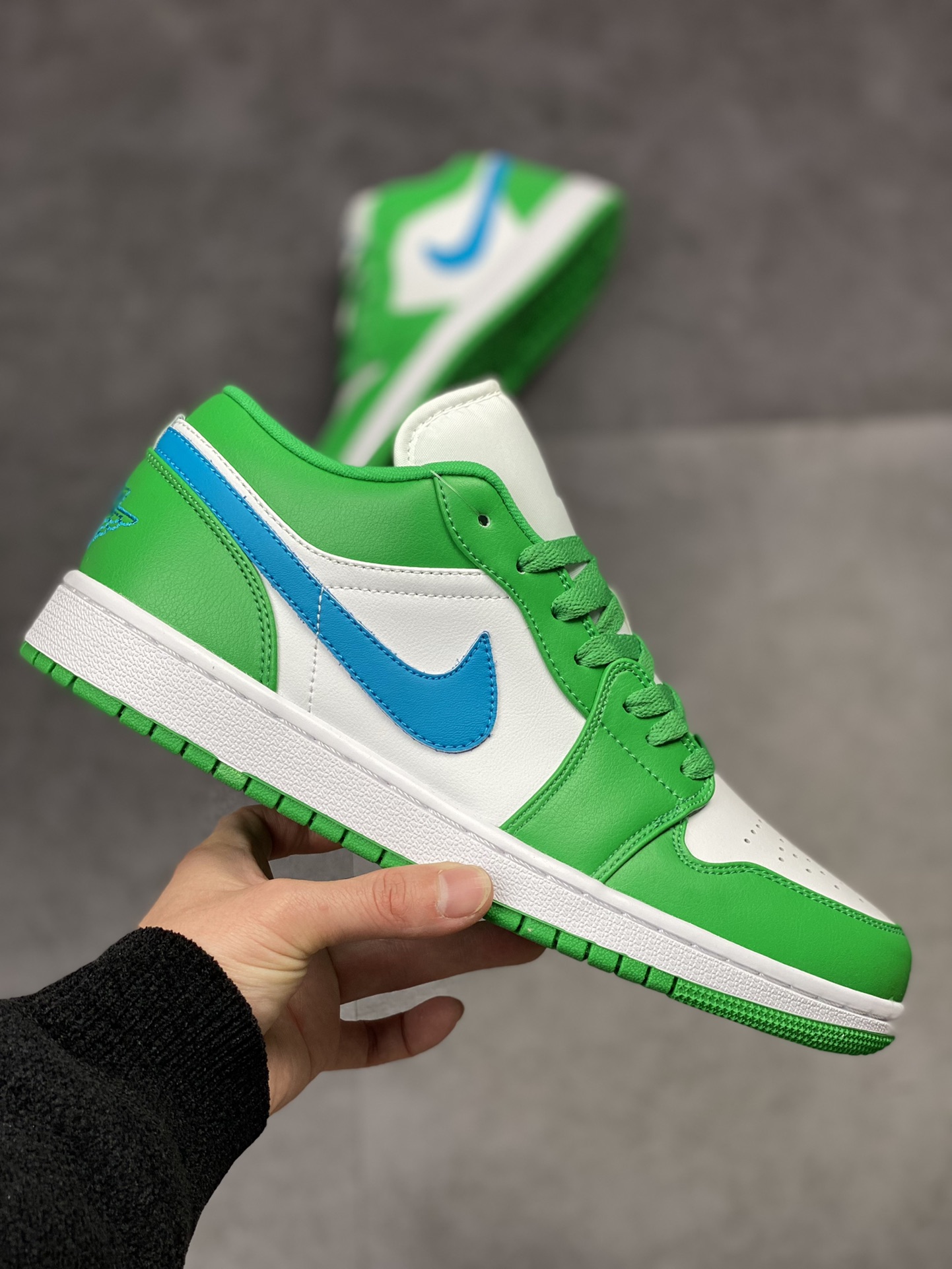 200 Air Jordan 1 Low 白绿蓝脚趾 AJ1乔1低帮休闲板鞋 DC0774-304