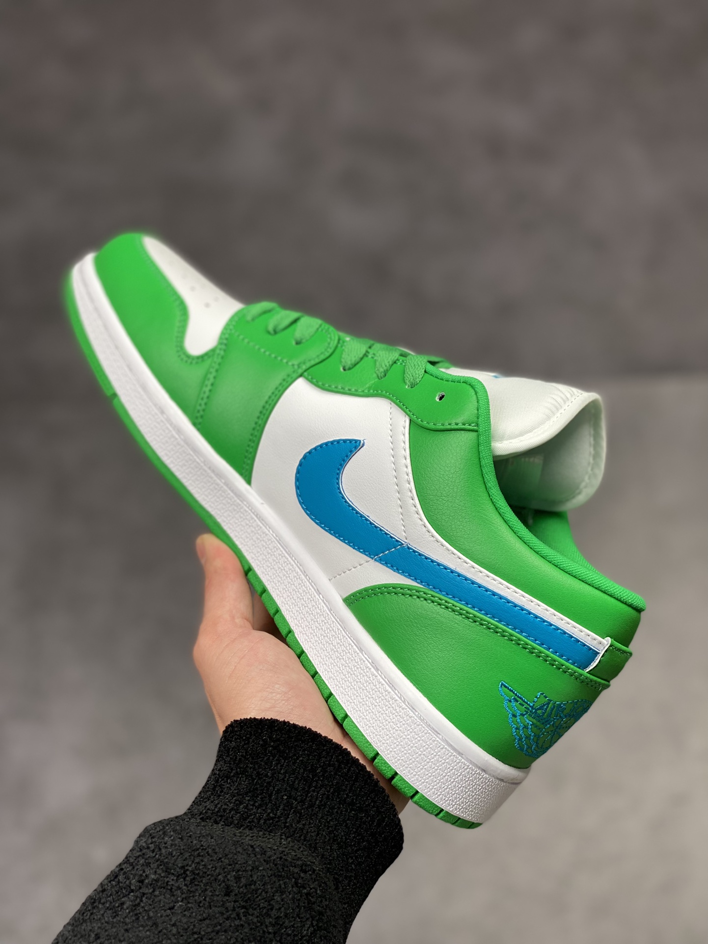 200 Air Jordan 1 Low 白绿蓝脚趾 AJ1乔1低帮休闲板鞋 DC0774-304