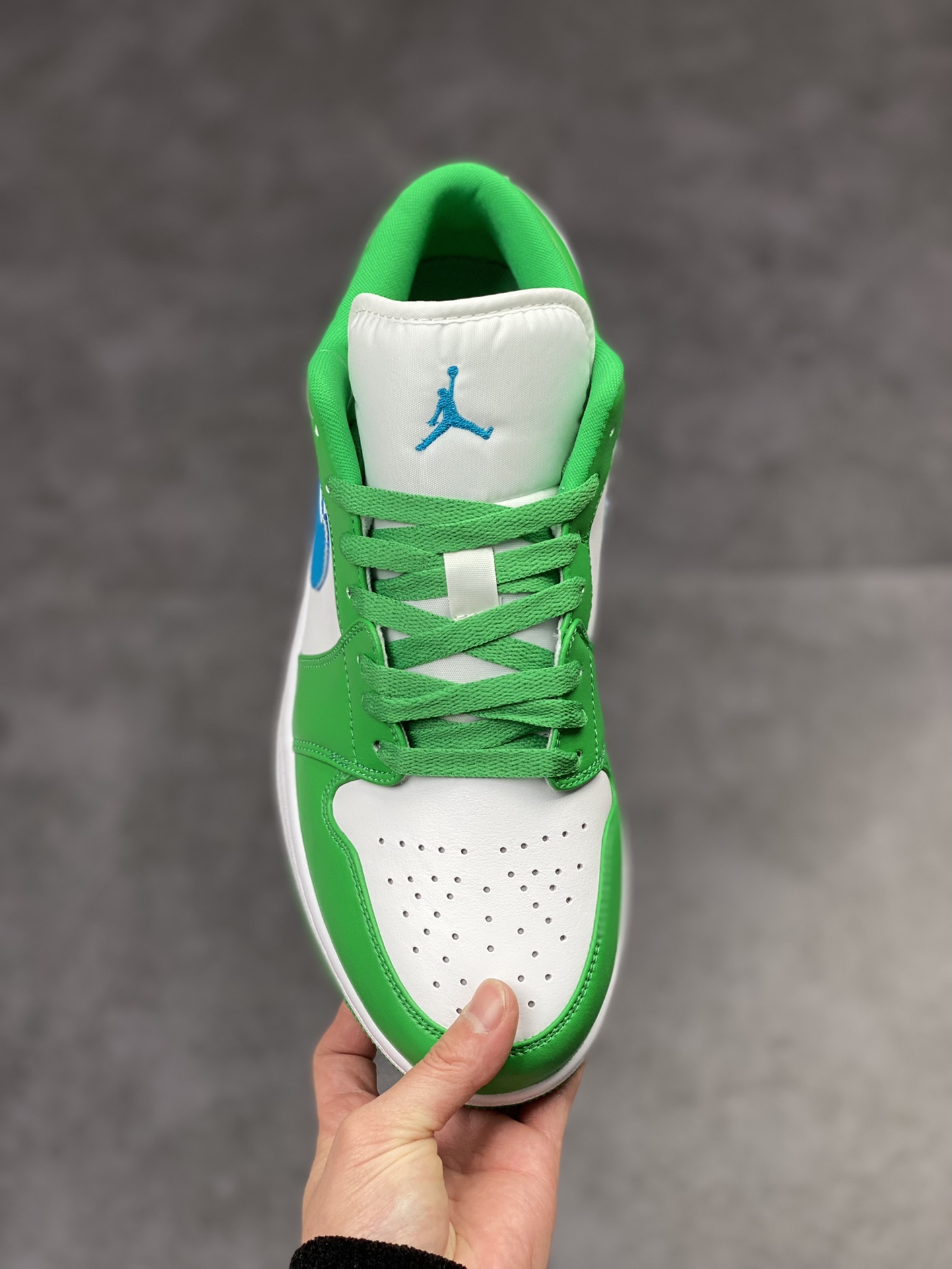 200 Air Jordan 1 Low 白绿蓝脚趾 AJ1乔1低帮休闲板鞋 DC0774-304