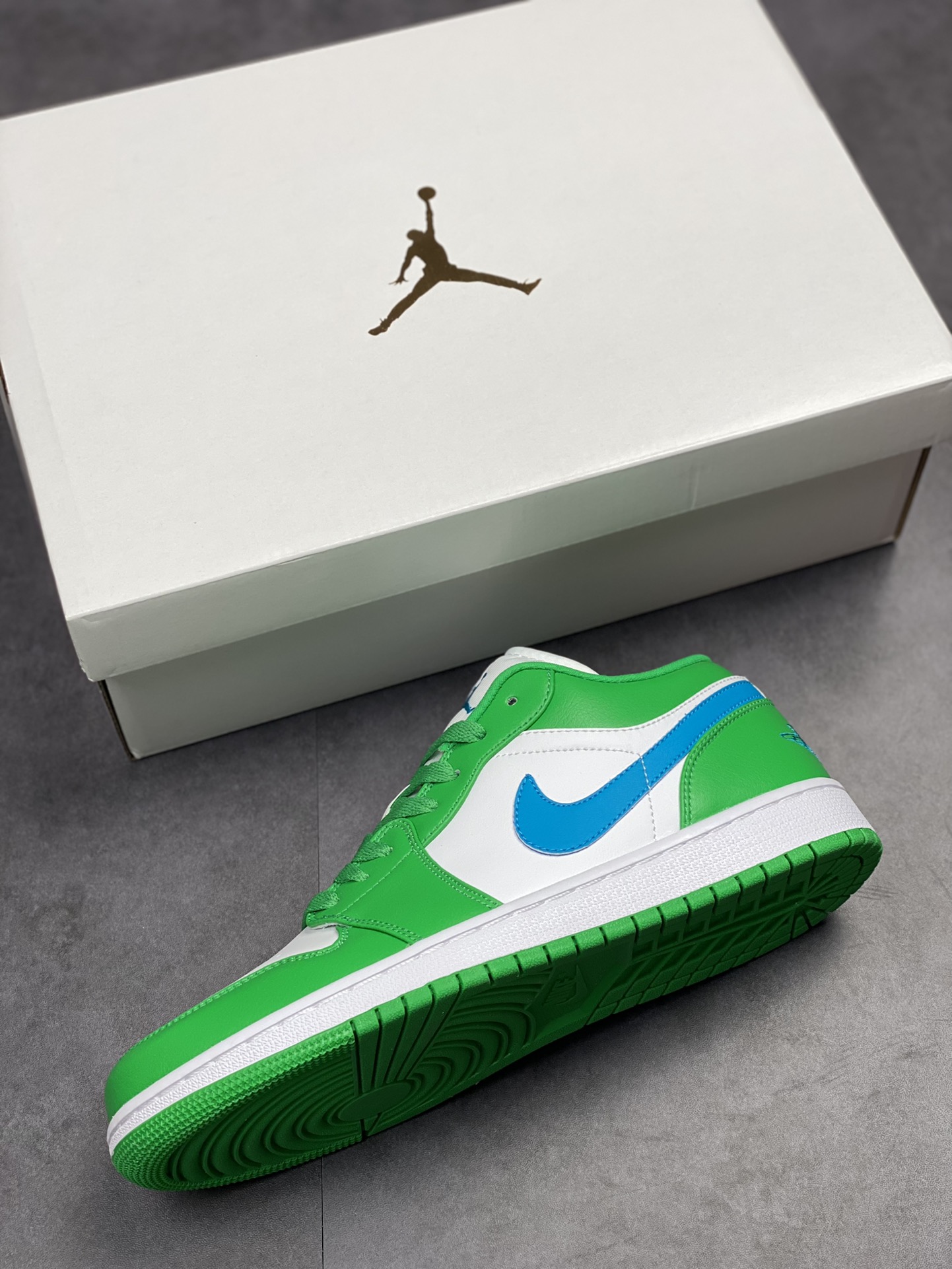 200 Air Jordan 1 Low 白绿蓝脚趾 AJ1乔1低帮休闲板鞋 DC0774-304