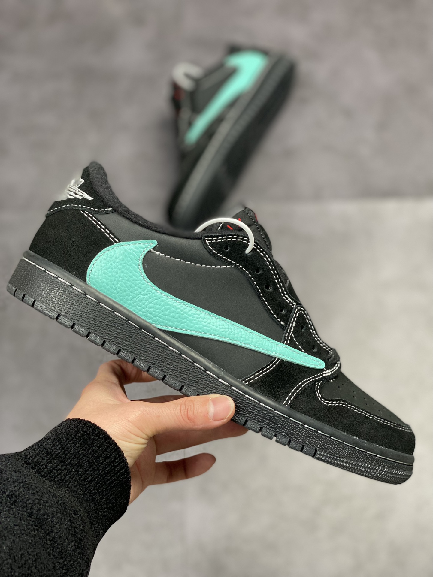 240 Travis Scott x Tiffany & Co. x Nike Air Jordan 1 Low 蒂芙尼蓝倒钩 DM7866-401