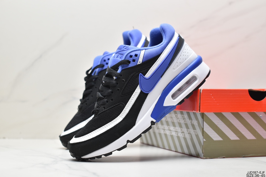 130 耐克Nike Air Max BW OG Persian Violet经典拼接休闲运动跑步鞋 DJ9648-400