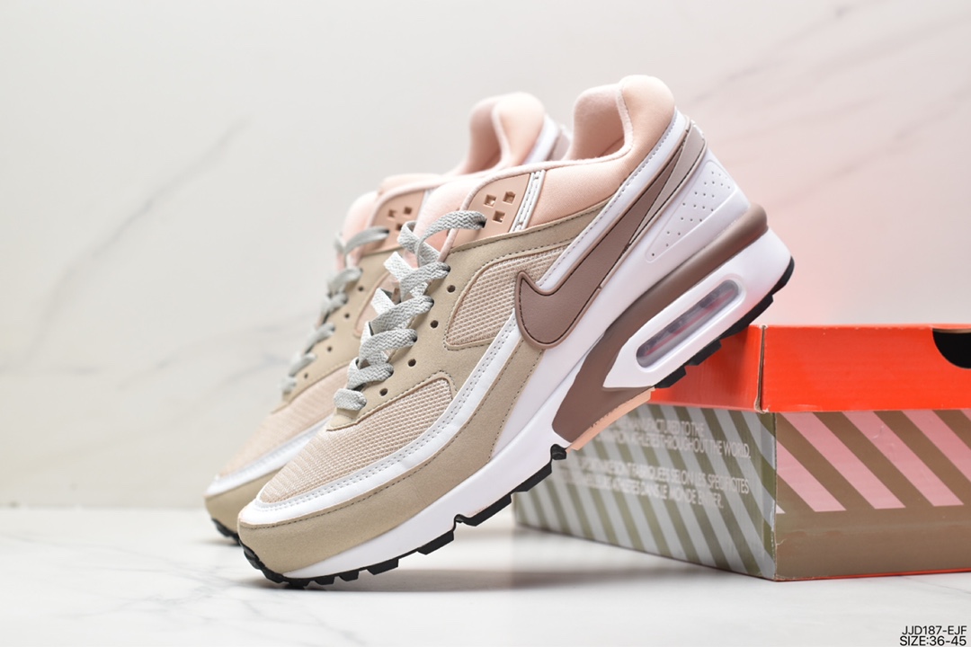 130 耐克Nike Air Max BW OG Persian Violet经典拼接休闲运动跑步鞋 DJ9648-400