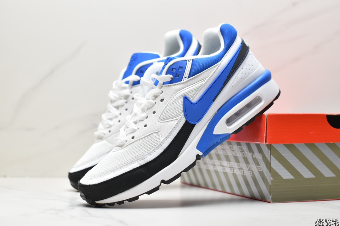 130 耐克Nike Air Max BW OG Persian Violet经典拼接休闲运动跑步鞋 DJ9648-400