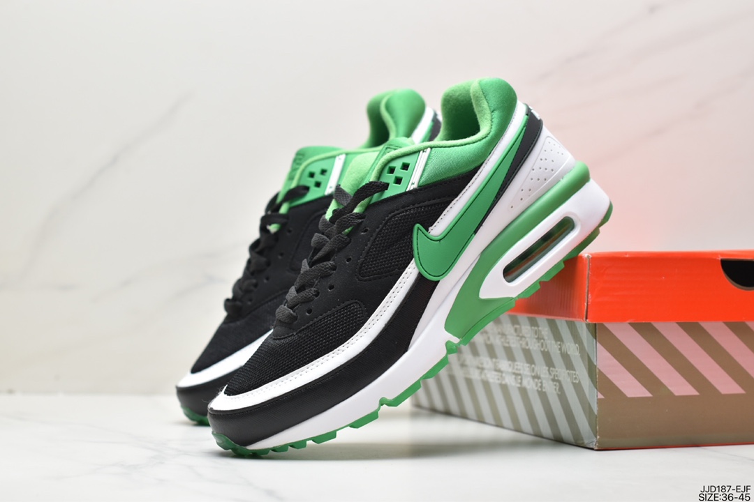 130 耐克Nike Air Max BW OG Persian Violet经典拼接休闲运动跑步鞋 DJ9648-400