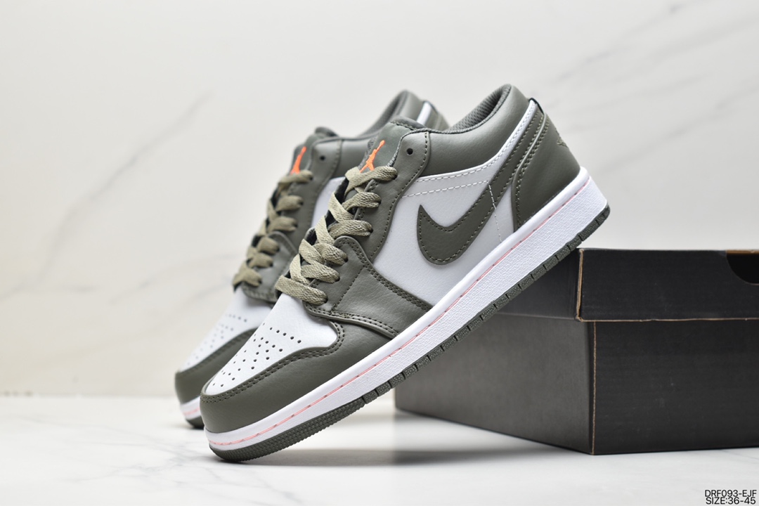 115 耐克Nike Air Jordan 1 Mid”Green Yellow”AJ1乔丹一代中帮篮球鞋 553558-301